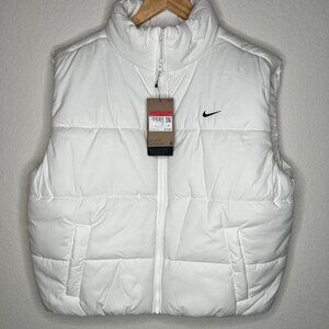 Nike Woman's Therma-FIT Loose Puffer Vest White Large